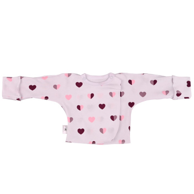 Распашонка с антицарапками Сердечки Чуди Кидс 101123 01